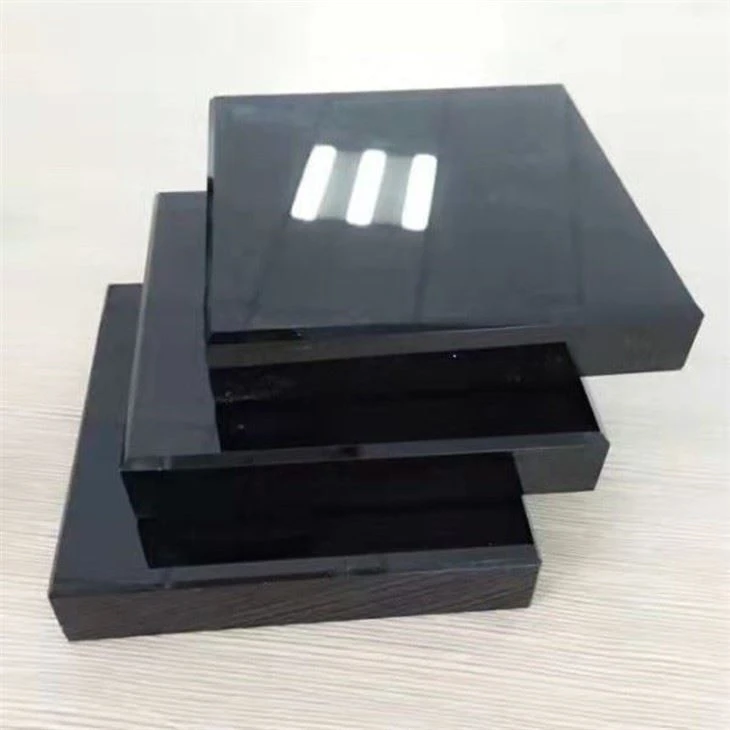 Pure Black Nanoglass Crystal