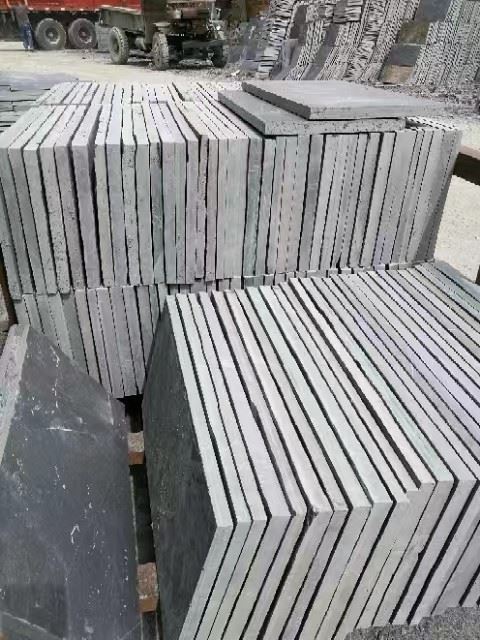 Outdoor Black Slate Paving